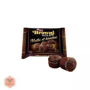 مینی کیک شکلاتی اتی براونی گلد (Eti Browni Gold) - بسته‌ی ۹ عددی (۱۸۰ گرم)