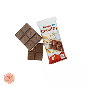 شکلات شیری مغزدار با غلات ترد کیندر کانتری (Kinder Country) - میان‌وعده انرژی‌بخش