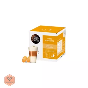 خرید کپسول قهوه نسکافه دولچه گوستو مدل لاته ماکیاتو (Latte Macchiato) | بسته ۱۶ عددی