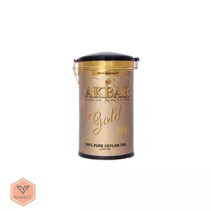 چای سیاه شکسته سیلان اکبر گلد (Akbar Gold) – قوطی فلزی لوکس ( 100 ٪ خالص) 270 گرمی