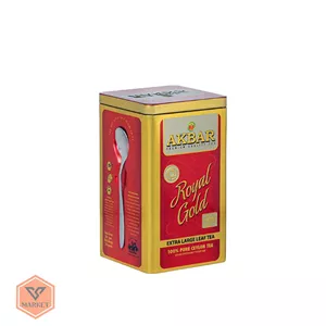 چای سیاه سیلان اکبر رویال گلد – برگ فوق‌درشت،250 گرمی ( 100 ٪ خالص)