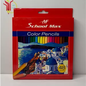 مداد رنگی 48 رنگ جعبه مقوایی اورجینال اسکول مکس
