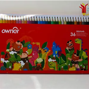 مداد رنگی 36 رنگ تخت فلزی اورجینال اونر