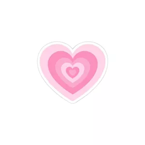 استیکر قلب صورتی 