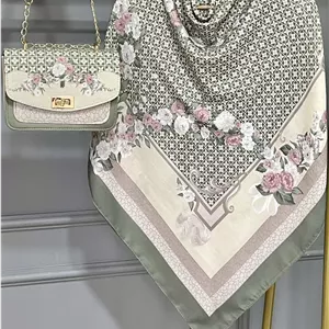 ست کیف و روسری ماکان زیتونی (B2)