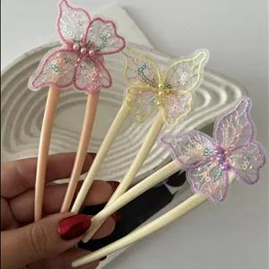 کانزاشی دو شاخه پروانه ( گیره ژاپنی )