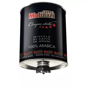 قهوه 100٪ عربیکا مولیناری مدل Black | Molinari Black Coffee ایتالیا – بسته 3 کیلویی