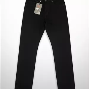 شلوار جین مشکی  مدل راسته مردانه