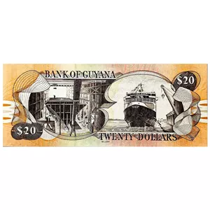 اسکناس 20 دلار گویان 2007