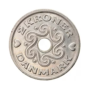 سکه 2 کرون دانمارک 2007