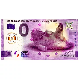 اسکناس صفر یورو باغ وحش کارلسروهه 2025 Zoologischer Stadtgarten Karlsruhe