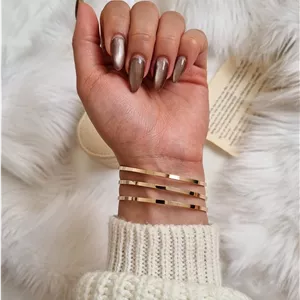 النگو ایینه ای مدل پهن ژوپینگ