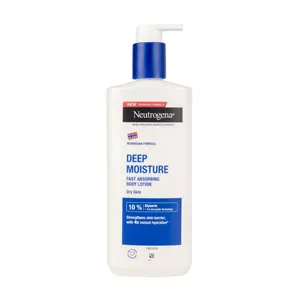 لوسیون بدن Deep Moisture نوتروژینا 400 میل مناسب پوست خشک Neutrogena