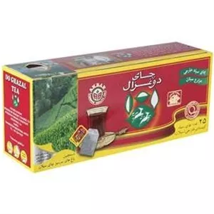 چای کیسه ای ساده 25عددی الغزالین