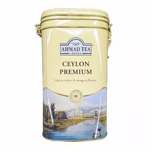 چای سیاه سیلان پرمیوم احمد قوطی فلز 450 گرم | AHMAD TEA Ceylon Premium 450 g