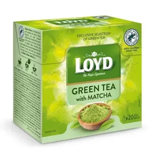 دمنوش چای سبز لوید ماچا ۲۰ عددی | Loyd Green Tea with Matcha 20 Bags