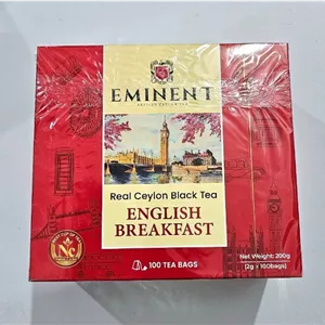 چای کیسه ای امیننت 100تایی Eminent English breakfast tea