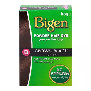 رنگ موی بیگن قهوه ای تیره بدون آمونیاک 6 گرم | Bigen Powder Hair Dye Brown Black 6g