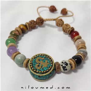 دستبند پاکسازی انرژی بخش و مانترای اوم کد 4