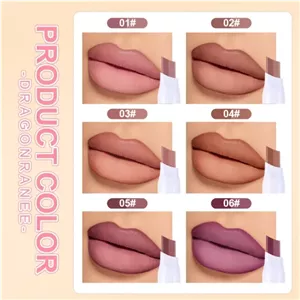 رژلب پیچی دورنگ جامد استیکی مدل BICOLOR LAZY LIPSTICK دراگون رانی