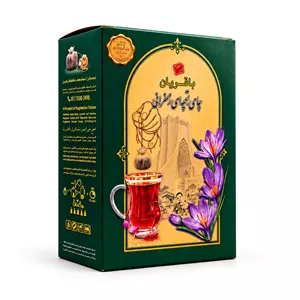 چای بقچه ای زعفرانی باقریان - 20 عددی