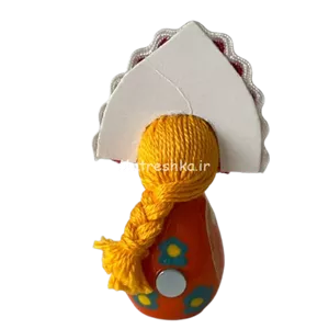 مگنت چوبی ماتروشکا گیسو با کاکوشنیک 5