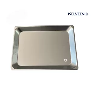 سینی ساندویچی استیل 24×32 ضخامت 0/5 | سینی صنعتی استیل