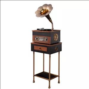 گرامافون فول آپشن لوتوس مدل  DAPHNE کد GR-9797 رنگ قهوه ای