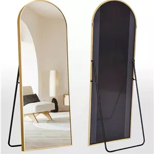 ایینه مدرن گنبدی قدی فلزی ساده پایه دار E102