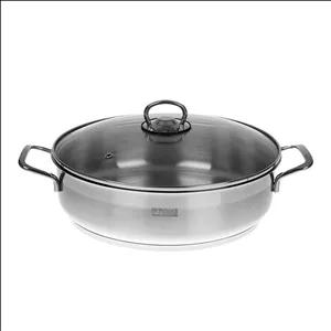 تابه دو دسته استیل فورته سایز 28