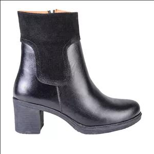 بوت پاشنه دار چرم زنانه 556