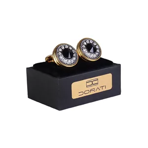 دکمه سرآستین گرد طلایی ۱۵۰۳