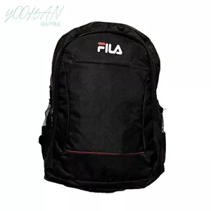 کوله پشتی برزنتی فیلا مشکی