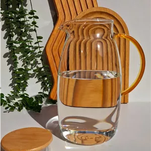 پارچ پیرکس درب بامبو/وارداتی