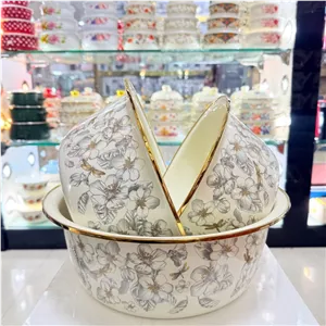 لگن سه تیکه لعابی/ وارداتی