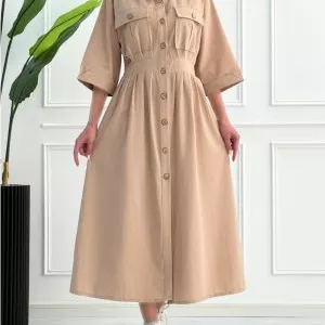 کفتان دکمه چوبی