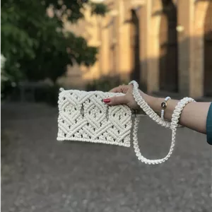 کیف پاسپورتی مکرومه مدل زارا