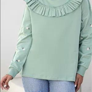 بلوز یقه چین دار عروسکی