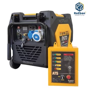 موتور برق سه گانه سوز راتو ۹.۵ کیلووات مدل R12500ISERT+ATS اینورتری سایلنت اتوماتیک