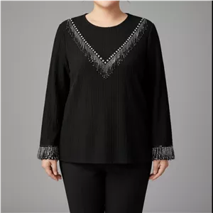 شومیز زنانه مجلسی و مهمونی وارداتی رنگ مشکی