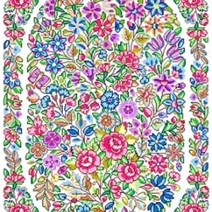 رومبلی هزار گل نقشه عددی،k11-72-1