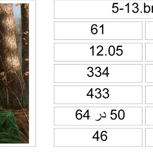 نقشه کدی جانوران،k5-13