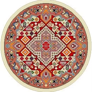 نقشه سنتی گلیم گرد s20-300