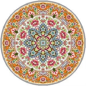 نقشه سنتی گرد،s14-25