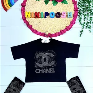 کراپ تک مشکی طرح CHANEL سایز45،50،55،60