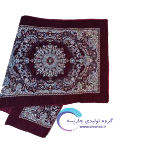 کنار اتاقی یا تشک نمدی 70*177 وزن سه کیلو گرم طرح پردیس زرشکی