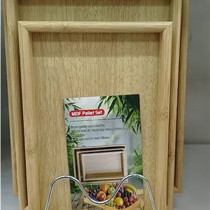 سینی سه تیکه طرح بامبو
