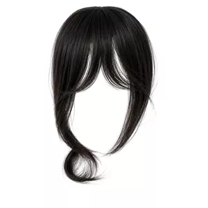 اکستنشن مو چتری رنگ مشکی پر کلاغی با الیاف طبیعی