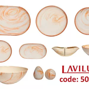سرویس غذاخوری 31 پارچه لاویلوکس مدل Stoneware