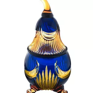 سرویس کریستال  4 تیکه دیام سرمه ای عسلی 24درصد دوپوست صادراتی